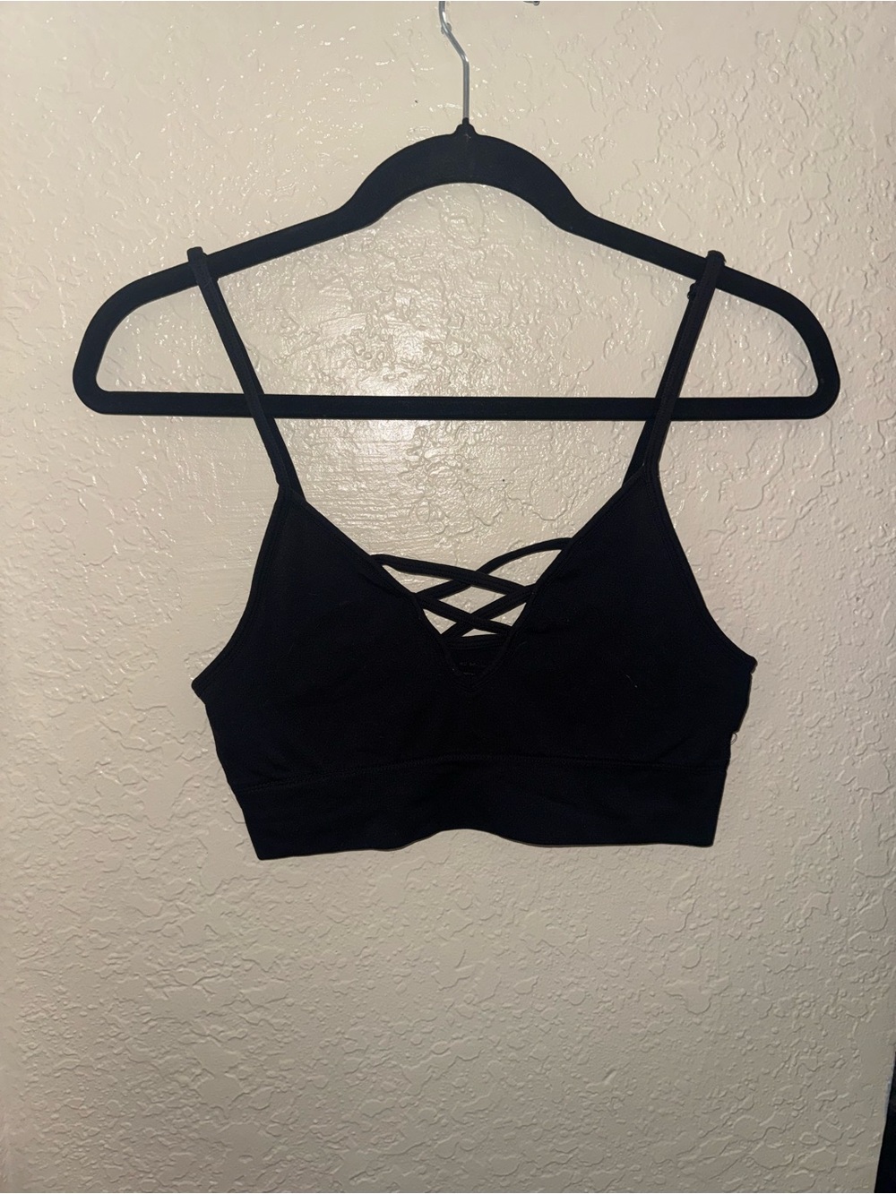 Everyday Black Crisscross Bralette - Women Intimates